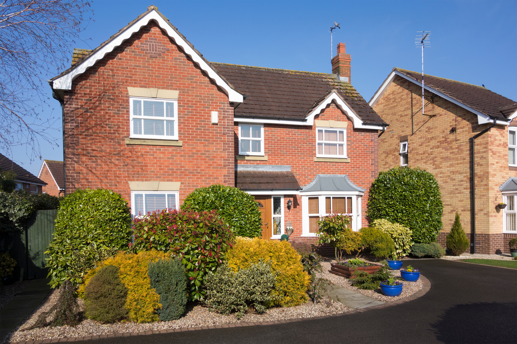 English suburban house.